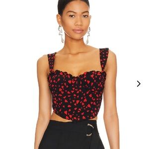 Lovers & Friends Stacy Corset Top Size XS